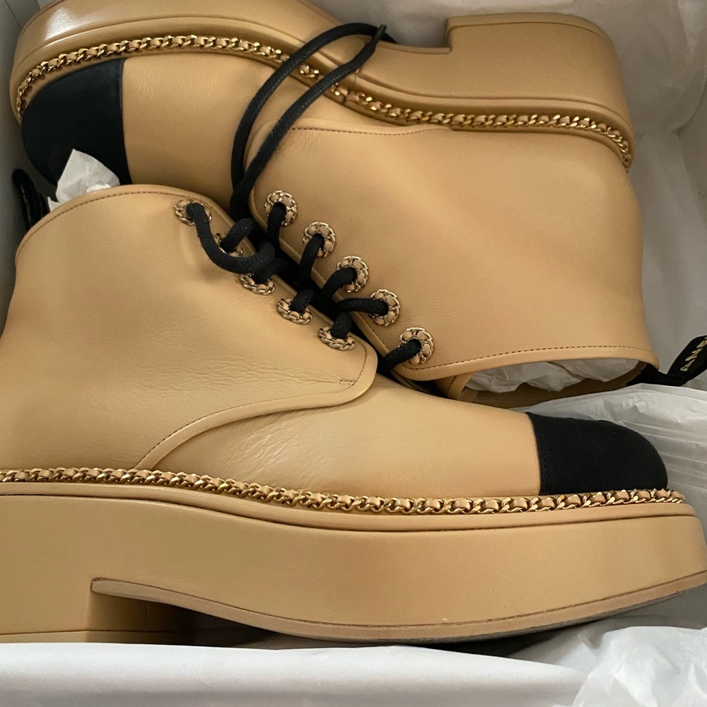 Chanel Platform Boots